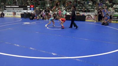 62 lbs Champ. Round 2 - Rosie Everman, Immortal Athletics Wrestling Club vs Vivienne Sengphong, Sebolt Wrestling Academy
