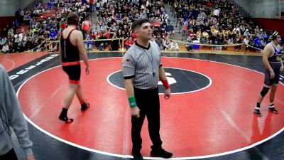 215 lbs Champ. Round 1 - Matthew Nelson, Plum Hs vs Colin Neff, Fox Chapel Area Hs