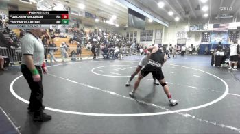 138 lbs Cons. Round 7 - Bryan Villatoro, Anaheim vs Zackery Dickison, Pacifica (Garden Grove)