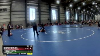 122 lbs Semifinal - Cheyenne Frank, Michigan Wrestling Academy vs Madelyn Little, Virginia Killers