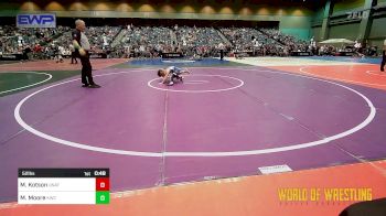 52 lbs Semifinal - Mason Kotson, Unattached vs Madden Moore, Keystone Wrestling Club