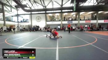 100-111 lbs Cons. Round 2 - Tony Lopez, Cohen Brothers Judo vs Niko Marchenko, Cohen Brothers Wrestling