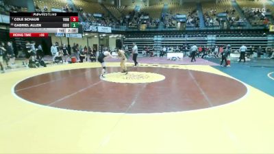 133 lbs Cons. Round 2 - Cole Schaub, York vs Gabriel Allen, Colorado State U Club