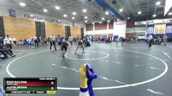 150 lbs Cons. Round 2 - Ryan Sullivan, Yorba Linda vs Austin Brown, Clovis West