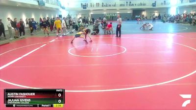 125 lbs Prelim - Jajuan Givens, Greensboro College vs Austin Fashouer, Wilkes University