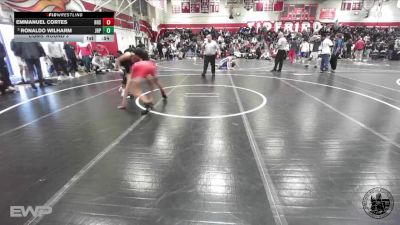 144 lbs Cons. Round 3 - Ronaldo Wilharm, John H Pitman vs Emmanuel Cortes, Hollister High School