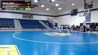 125 lbs Round 5 (6 Team) - Trevon Oehme, Southeast Community College vs Giuseppe Minutillo, Carl Albert State