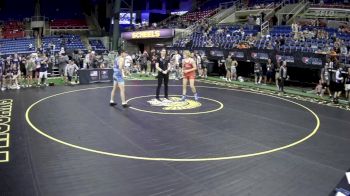 132 lbs Cons 64 #2 - Luke Burgar, Texas vs Omar Bautista, Wyoming