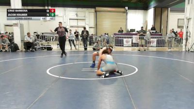 157 lbs Consolation - Cruz Barbosa, CA vs Jacob Kramer, PA