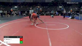 163 lbs Consolation - Donavin Warson, Cry Wolf Wrestling vs Bricen Lee, Cobbs Strong Wrestling