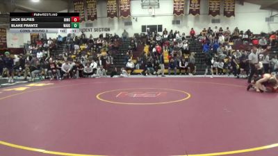 132 lbs Cons. Round 3 - Blake Frantz, Wadsworth vs Jack Silfies, Bishop McCort