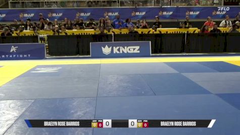 Braelyn Rose Barrios vs Malia Rosalene Celis 2026 Pan Kids Jiu-Jitsu IBJJF Championship