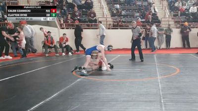 100_B lbs Round Of 32 - Caleb Czaniecki, Peters Twp vs Clayton Dyke, Eisenhower