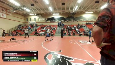 110 lbs 3rd Place Match - Isaac Apodaca, Wrestling Rhinos Wrestling Club vs Finn Williams, Ascend Wrestling Academy