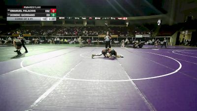 141 lbs Consi Of 8 #1 - Emanuel Palacios, Ottawa - Arizona vs Dominc Giordano, Florida State