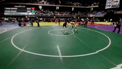 5A 150 lbs Cons. Round 1 - Ryan Ortega, Melissa vs Cohen Swaim, Amarillo