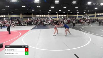 145 lbs Round Of 64 - Evelina Juzenaite, Gold Rush Wr Acd vs Izcalia Baldelomar, Animal House WC