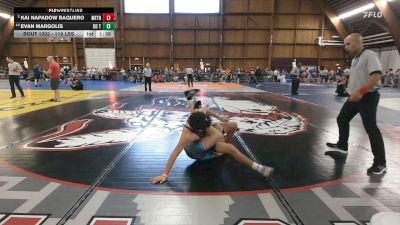 119 lbs Quarterfinal - Kai Napadow Baquero, Metrowest United vs Evan Margolis, Kd Trained