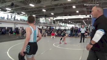 90 lbs Quarterfinal - Christopher Swann, Woodshed Wrestling vs Tyler Prinzo, Morris Fitness