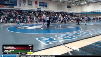 160 lbs Champ. Round 2 - Drew Lange, Holdingford vs Tyler Zenga, St. Michael-Albertville