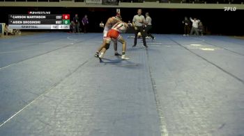 165 lbs Semifinal - Aiden Brosinski, Wartburg vs Carson Martinson, Central