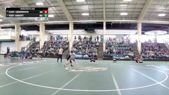 157 lbs Cons. Round 2 - Toby Abbott, West Liberty vs Cody Ueberroth, Davenport