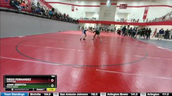 150 lbs Quarterfinal - John Griffith, Frisco Reedy vs Diego Fernandez, Grapevine