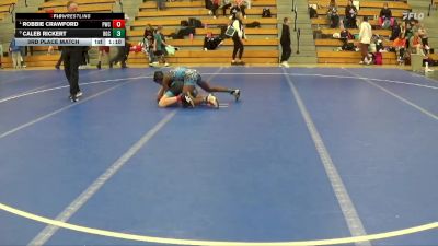102 lbs 3rd Place Match - Caleb Rickert, BGC vs Robbie Crawford, Pinnacle Wrestling Club