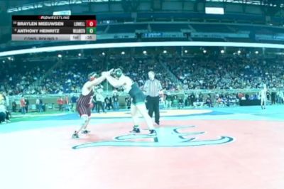 D2-285 lbs Cons. Round 2 - Braylen Meeuwsen, Lowell vs Anthony Heinritz, Williamston