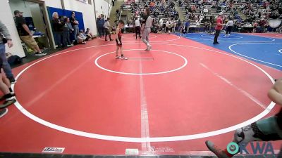 64 lbs Final - Tristan Wilson (Monk), Fort Gibson Youth Wrestling vs Easton Vann, Barnsdall Youth Wrestling