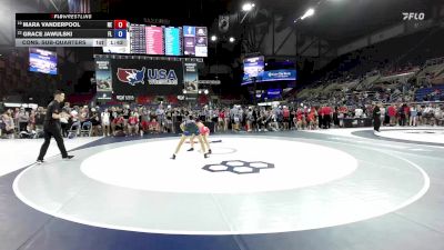 105 lbs Cons. Sub-quarters - Mara Vanderpool, NE vs Grace Jawulski, FL