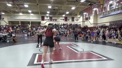 JV-21 lbs Semifinal - Eden Melcher, Cedar Falls vs Maci Bruce, Prairie, Cedar Rapids