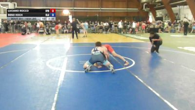 160A lbs Rr Rnd 3 - Luciano Rocco, Spire Academy vs Benji Koch, Blair Academy