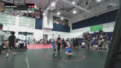 150 lbs Semifinal - Jonah Guerra, Team War vs Greg Ruiz, Sonora High