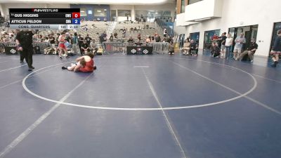 175 lbs Cons. Quarters - Gus Higgins, Champions Wrestling Club vs Atticus Feldon, Sanderson Wrestling Academy