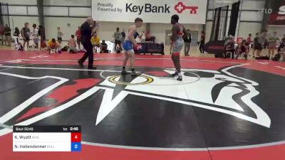 82 kg Round Of 32 - Kennedy Wyatt, Knights RTC vs Noah Hollendonner, Bulldog Premier Wrestling Club