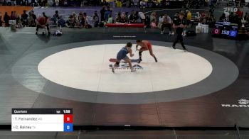 136 lbs Quarters - Taina Fernandez, MD vs Camille Rainey, TX