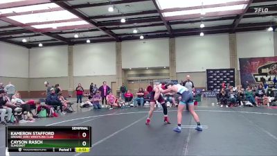 160 lbs Semifinal - Cayson Rasch, Slingshot vs Kameron Stafford, Ground Zero Wrestling Club