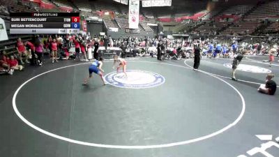 110 lbs Suri Bettencourt, TCWA - Tri-Counties Wrestling Association vs Megan Morales, CVWA - Central Valley Wrestling Association