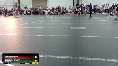 150 lbs Round 6 (8 Team) - Brendan Knapp, Sly Fox vs Xayden Sallit, Grit Mat Club