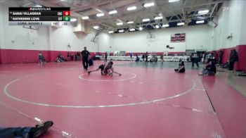 130 lbs Cons. Round 5 - Katherine Love, St. Francis vs Sanai Villagran, Centennial Corona