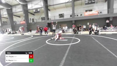 116 lbs 2nd Place - Malia Riojas, Victory Wrestling-Central WA vs Nevaeh Mann, Coast Wrestling