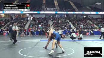 205 lbs 5th Place Match - Cassida Dawson, Trailblazer vs Zayden Norez, Liberal WC