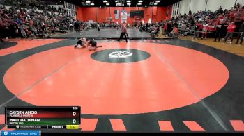 126 lbs Champ. Round 2 - Matt Haldiman, MILTON (WI) vs Cayden Amcio, Plainfield (NORTH)