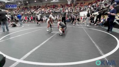 83-90 lbs Rr Rnd 1 - Kash Harrison, Tecumseh Youth Wrestling vs Creed Rolan, Standfast OKC