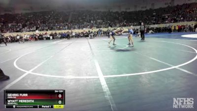 3A-120 lbs Semifinal - Gehrig Furr, Marlow vs Wyatt Meredith, Berryhill