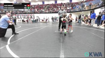 52 lbs Consi Of 16 #2 - Jace Wright, Tuttle Wrestling Club vs Ryot Bonham, Prime Wrestling