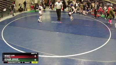 61 lbs Champ. Round 2 - Wyatt Lym, Duchesne vs Rykker Jessop, Ryse Wrestling Academy