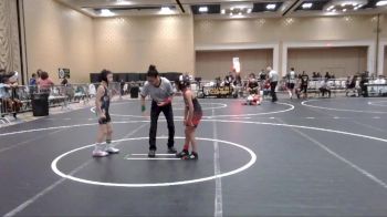 65 lbs Round Of 16 - Melissa Prieto, Riverside Rascals vs Jacobey Lamothe, Mat Demon WC