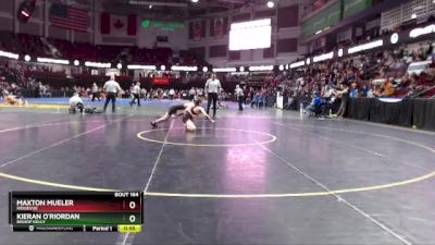 120 lbs Cons. Round 3 - Kieran O`Riordan, Bishop Kelly vs Maxton Mueler, Ridgevue